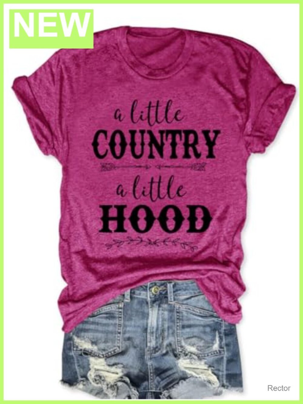 Women's Vintage Country Music Graphic T-Shirt Short Sleeve Crew Neck Loose Fit